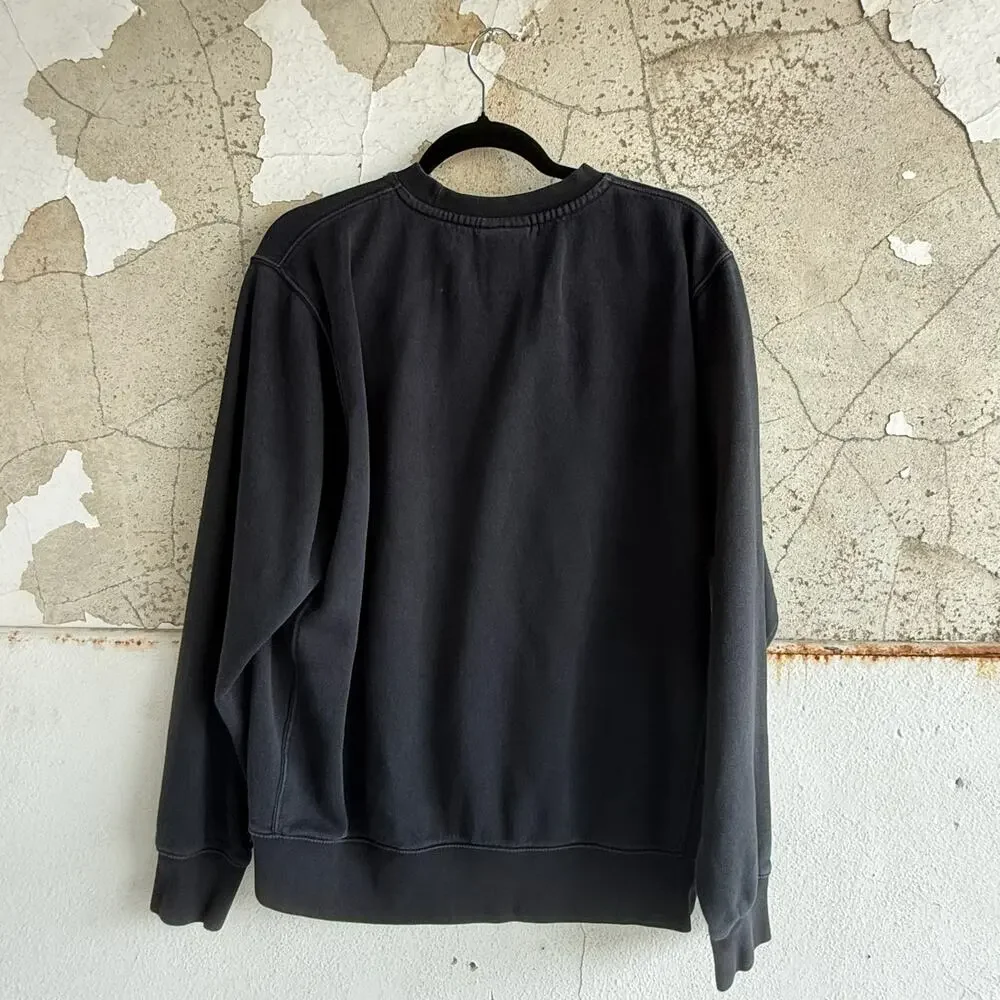 Vintage Nike Sweatshirt Just Do It Spellout Logo Crewneck Mens M‎ Black Pullover